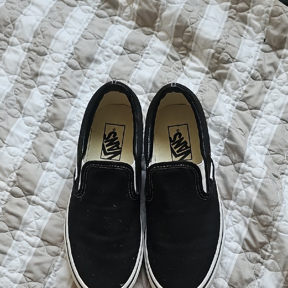Vans Classic Black Slip-On Shoes